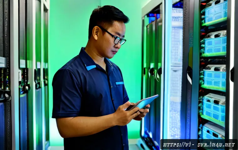 Home 17 서버 환경의 분리 개발 스테이징 프로덕션 - Photorealistic modern data center in Vietnam, three clearly separated server rack zones representing...